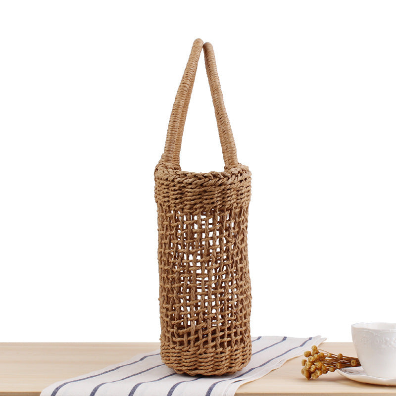 Handmade woven basket bag in Scandinavian style Stornfield