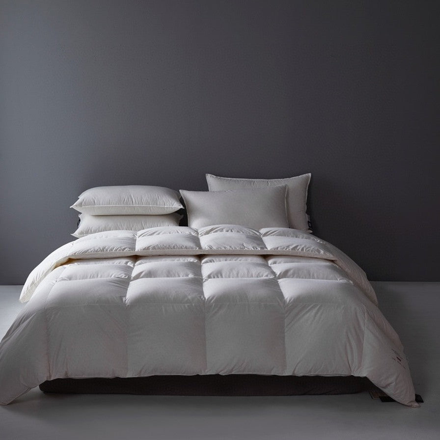 All-Season Box-Stitched Hypoallergenic Down-Alternative Comforter Set