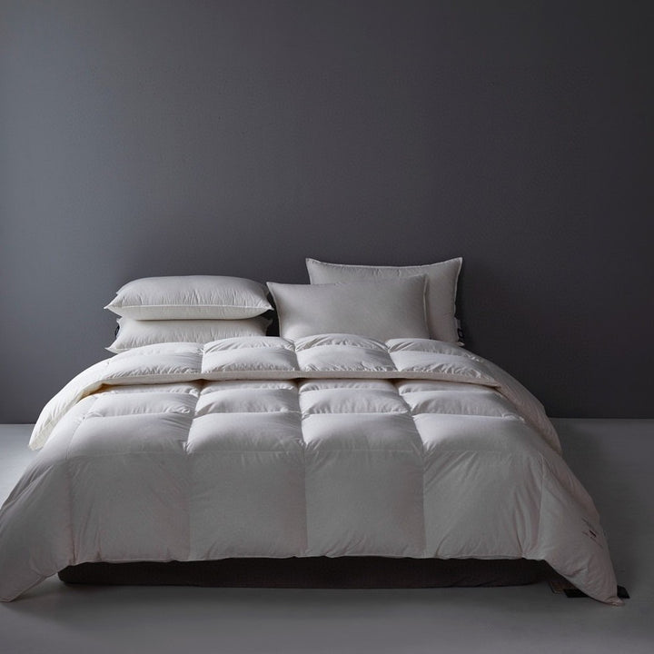 All-Season Box-Stitched Hypoallergenic Down-Alternative Comforter Set