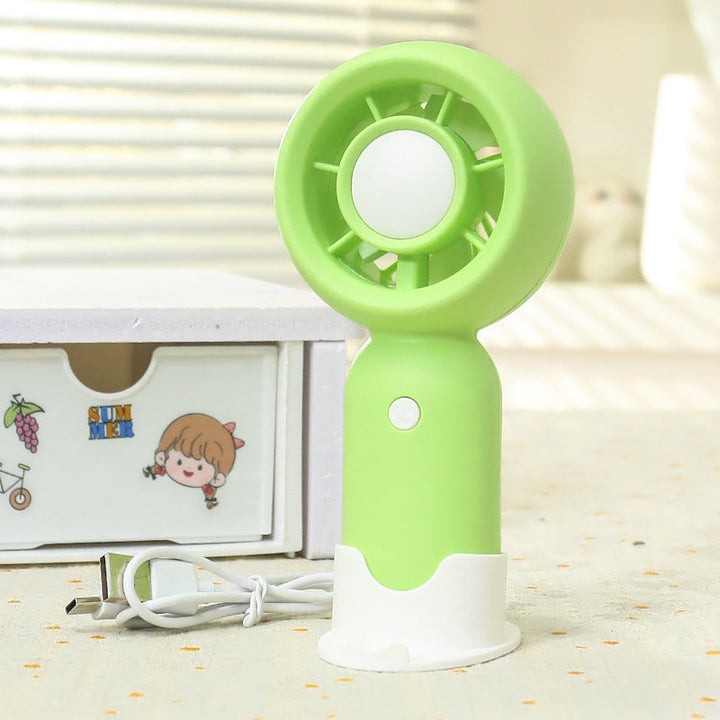 Women Handheld Mini-Fan with USB Charging Function and Ergonomic Design Stornfield