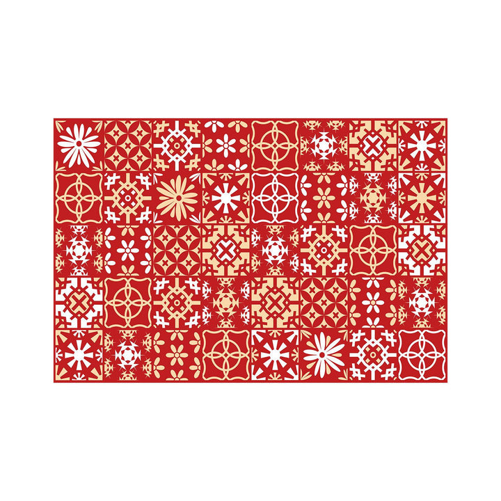 Geometric Patterned Anti-Fatigue Bath Mat Stornfield