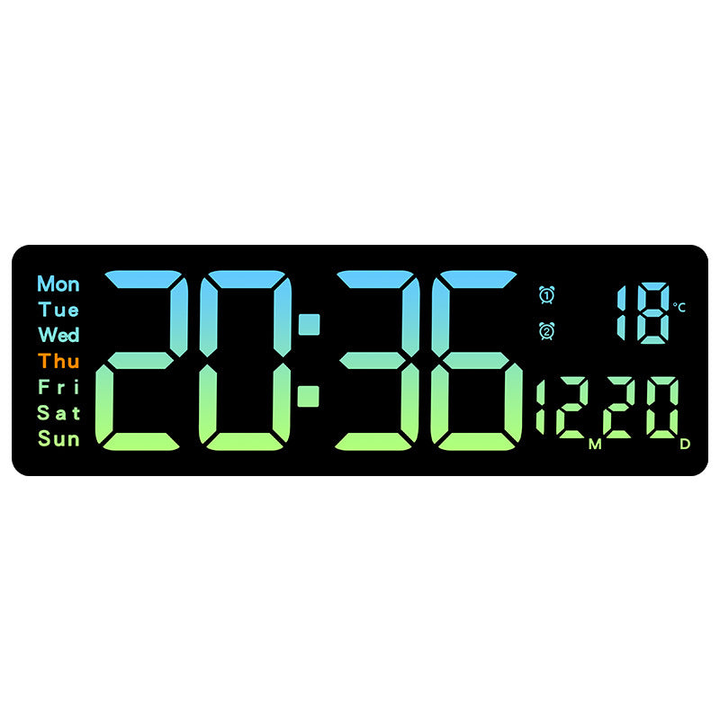 Funk alarm clock with large LED display and temperature display Stornfield