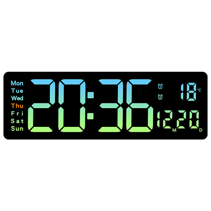 Funk alarm clock with large LED display and temperature display Stornfield