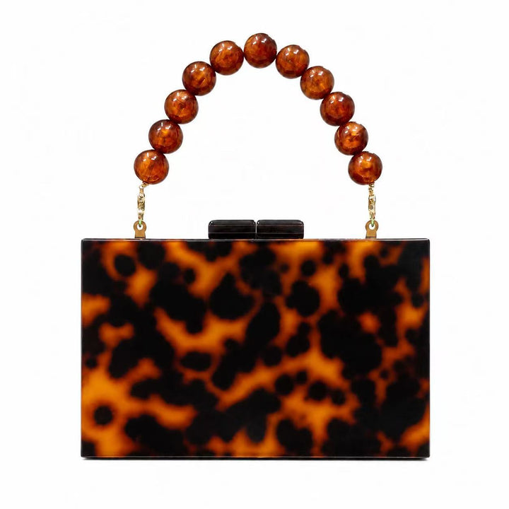 Elegant Acrylic Structured Handbag
