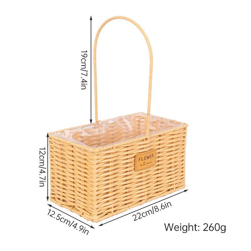 Decorative Wicker Storage Basket Stornfield