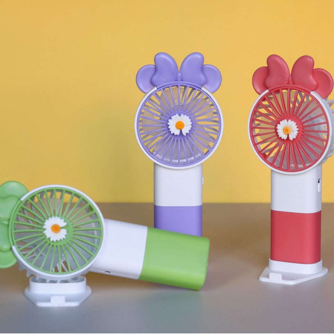 Unisex handheld fan with colorful design and adjustable tilt Stornfield