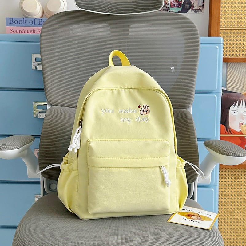 Casual Embroidered Mini Backpack Stornfield