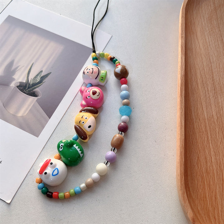 Playful Character Beaded Lanyard Stornfield