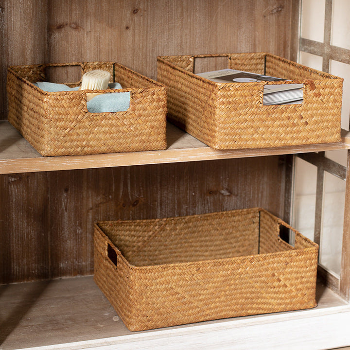 Natural Woven Storage Bin Stornfield