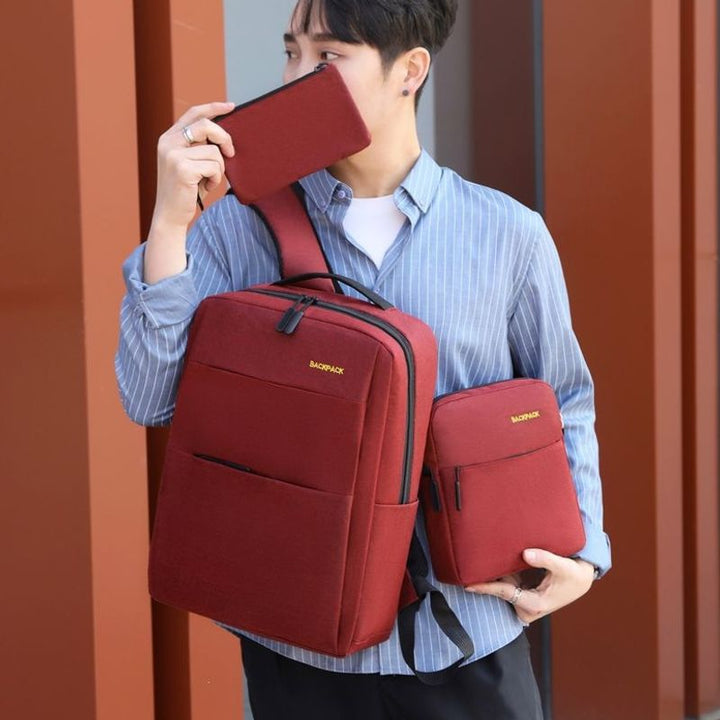 Versatile Three-Piece Travel Backpack Set Stornfield