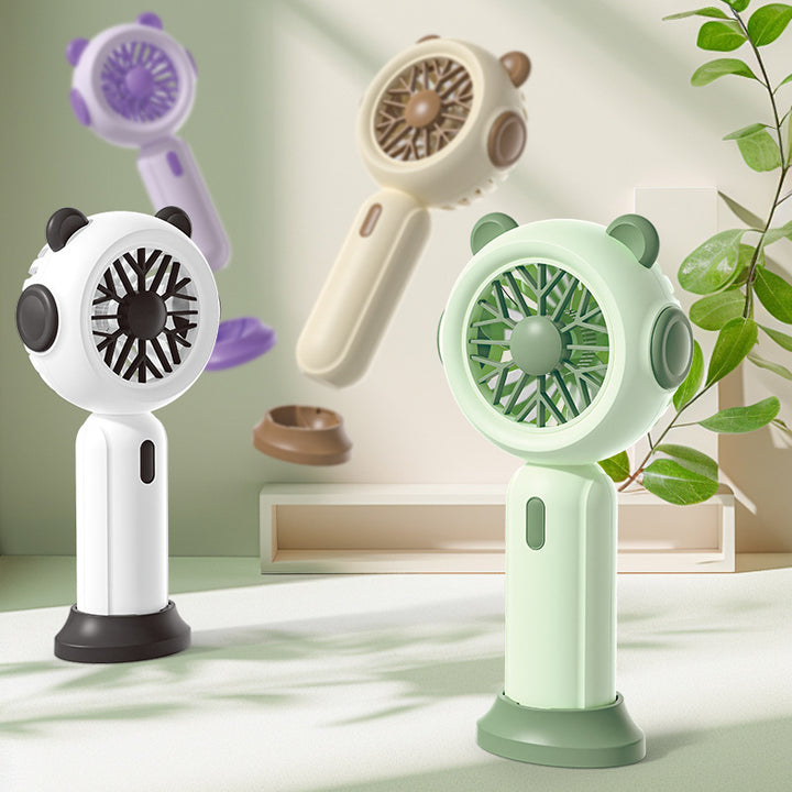 Unisex Portable Hand Fan in Cute Panda Design Stornfield