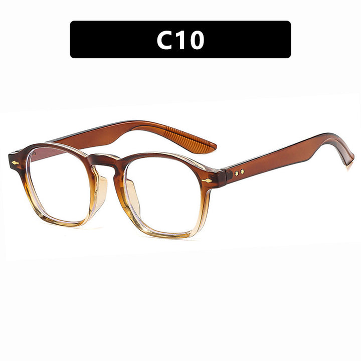 Ladies fashionable rectangular glasses with transparent frame Stornfield