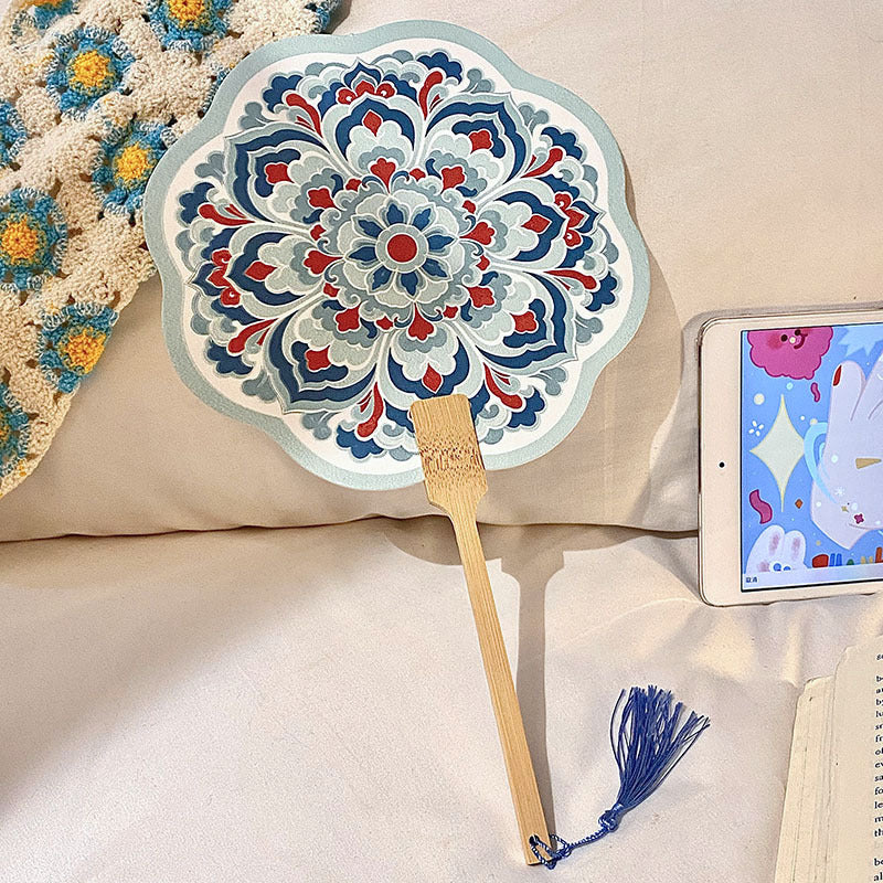 Handcrafted Fan Made of Bamboo and Paper Stornfield