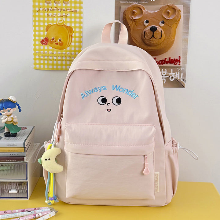 Playful Illustrated Character Backpack Stornfield