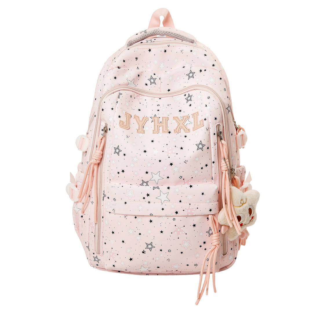 Stylish Star-Printed Backpack Stornfield 1791205378