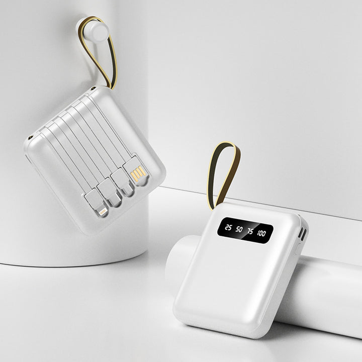 Multifunctional Power Bank with Integrated Cable System Stornfield
