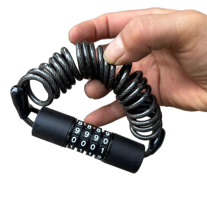 Heavy-Duty Coiled Cable Bicycle Lock Stornfield