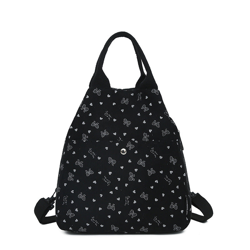 Cord Backpack with Playful Designs Stornfield