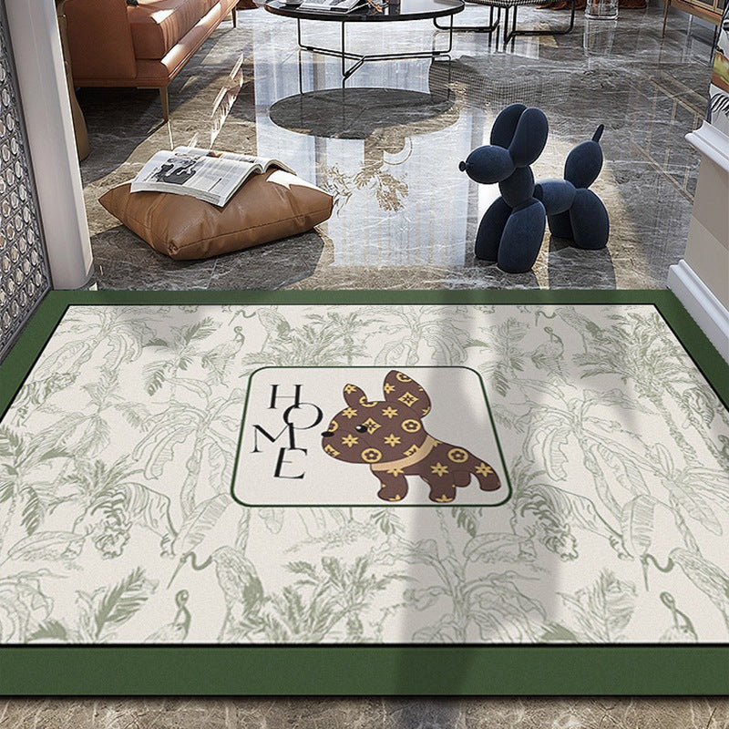 Cute Dog-Themed Entrance Mat