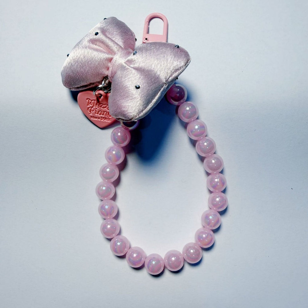 Stylish Beaded Keychain with Bow Stornfield