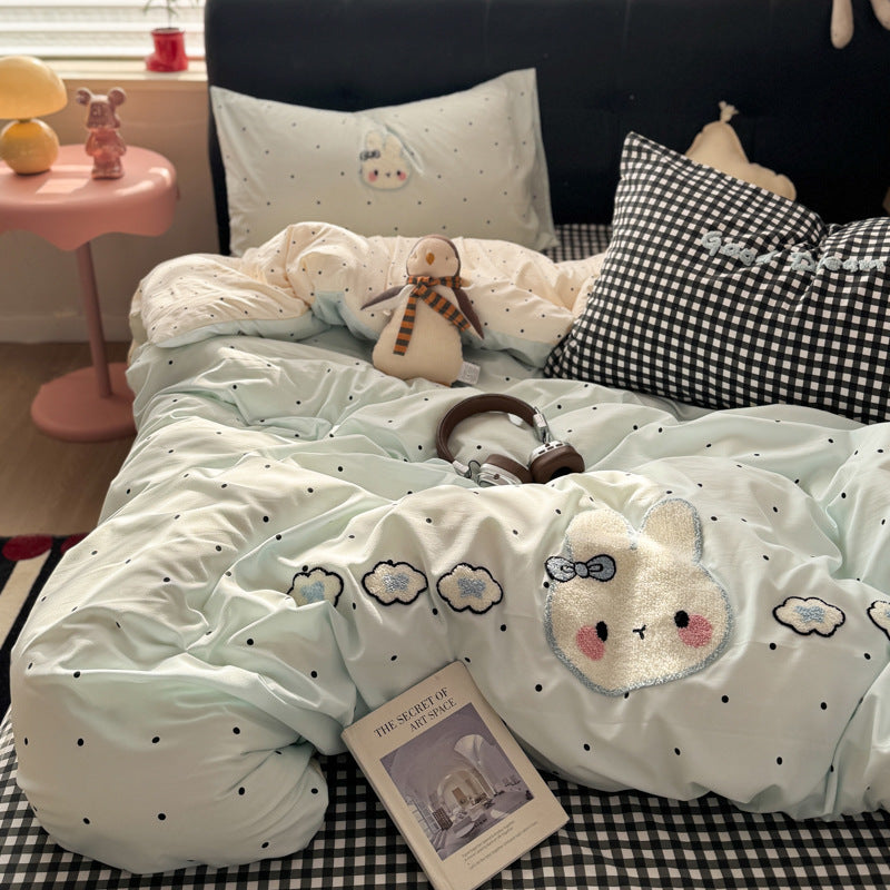 Children's Playful Bear-Themed Bedding Set