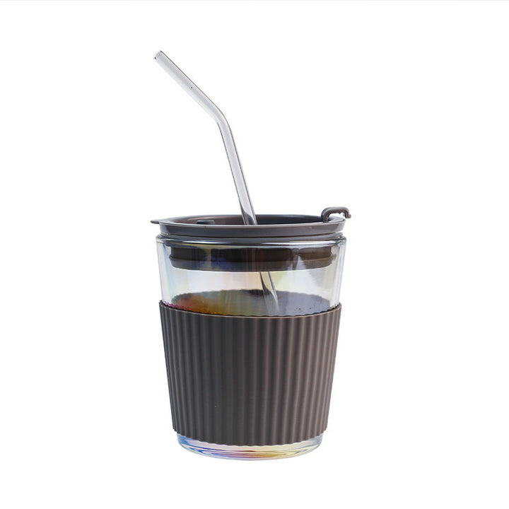 Ladies Insulated Drinking Cup with Flexible Silicone Cover and Integrated Straw Stornfield