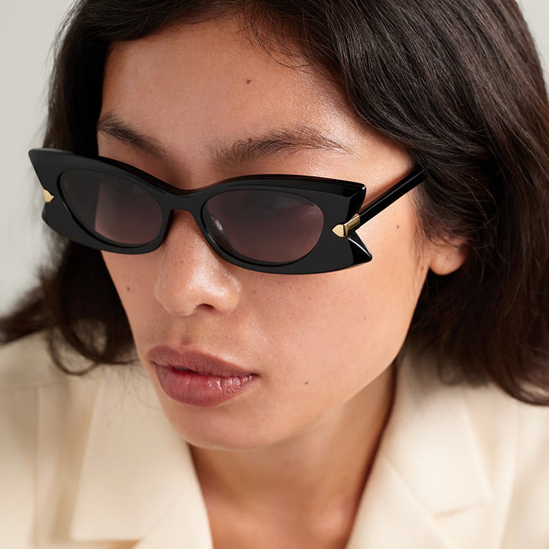 Women's Cat-Eye Sunglasses with stylish metal inserts and UV protection Stornfield