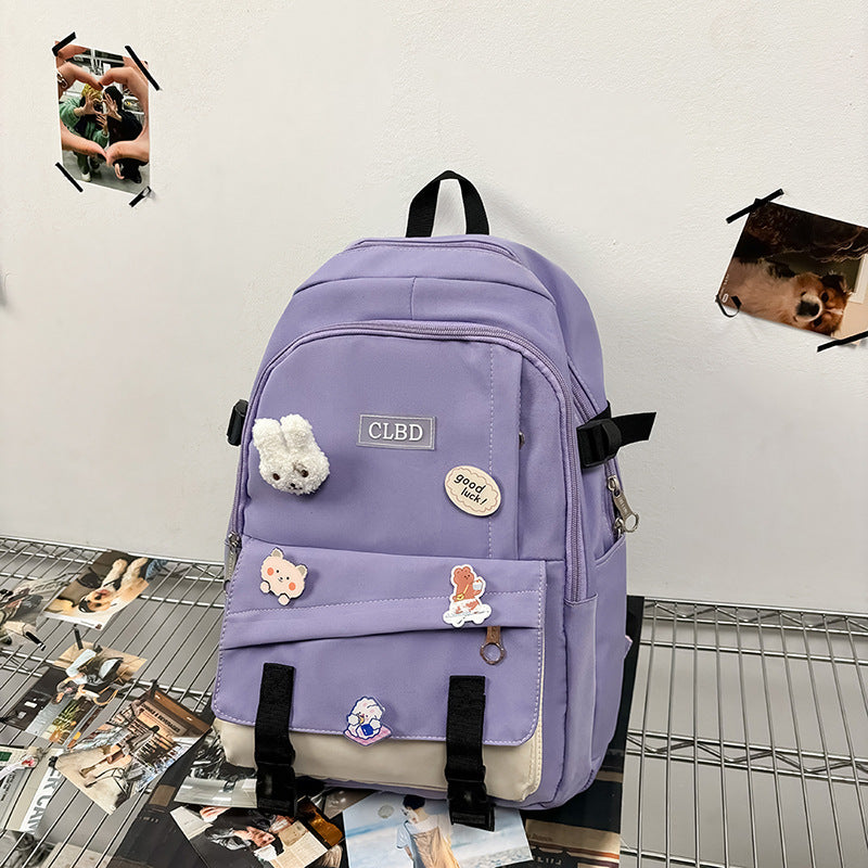 Playful Cartoon Plush Backpack