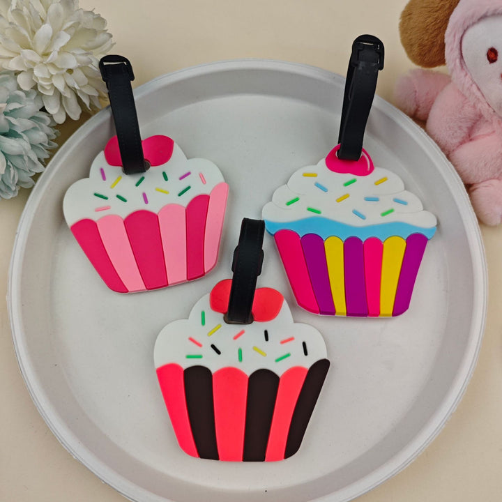 Unisex Luggage Tag in Cupcake Design Bowlift