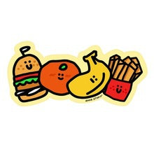 Cartoon Food-Themed Extended Mouse Pad