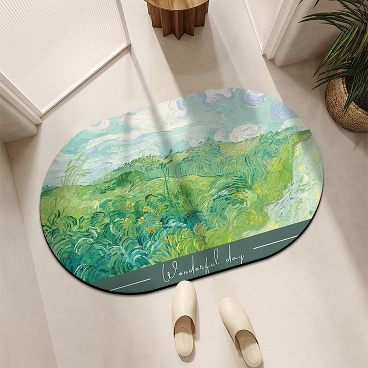 Playful Animal-Themed Bath Mat