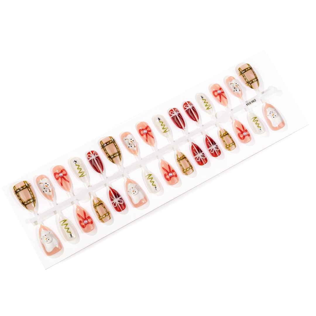 Festive Themed Press-On Nail Art Set Stornfield 1790636457