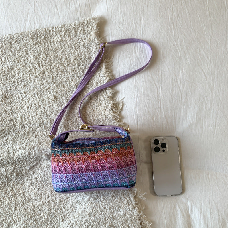 Textured Handwoven Mini Crossbody Bag Stornfield