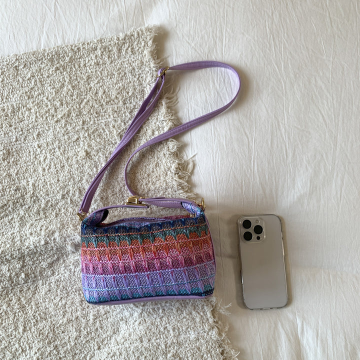Textured Handwoven Mini Crossbody Bag Stornfield