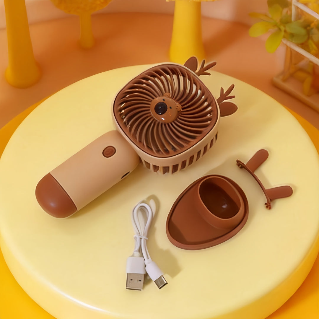 Women Portable Mini-Fan with Cute Design Stornfield
