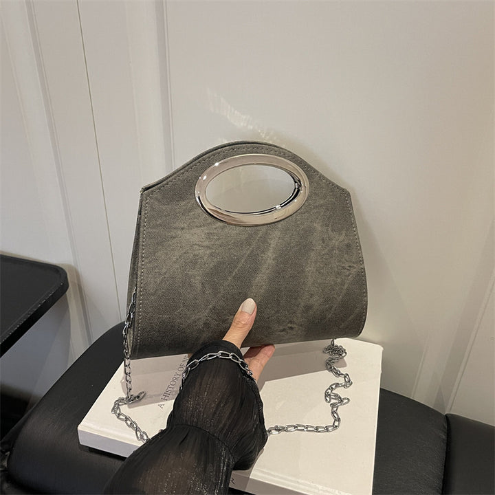 Fashionable Denim Clutch