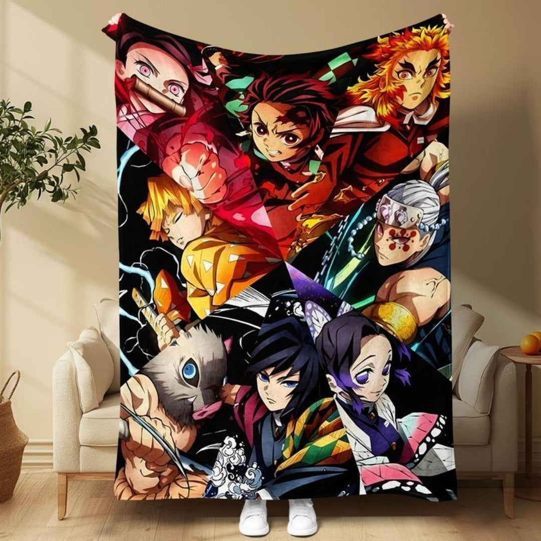 Artistic Butterfly-Inspired Fleece Blanket