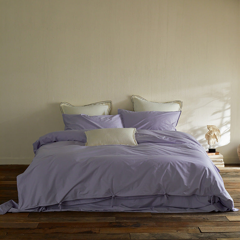 Washed Linen Duvet Cover and Pillowcase Set