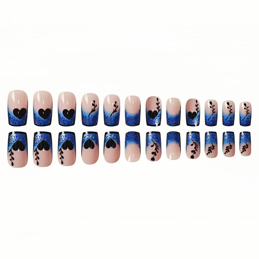 Artistic Gradient Press-On Nail Extensions Stornfield