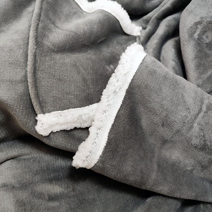Women Cozy Oversized Poncho made of soft fleece Stornfield