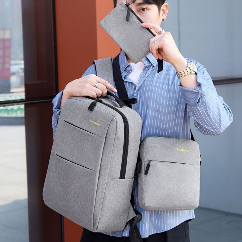 Versatile Three-Piece Travel Backpack Set Stornfield