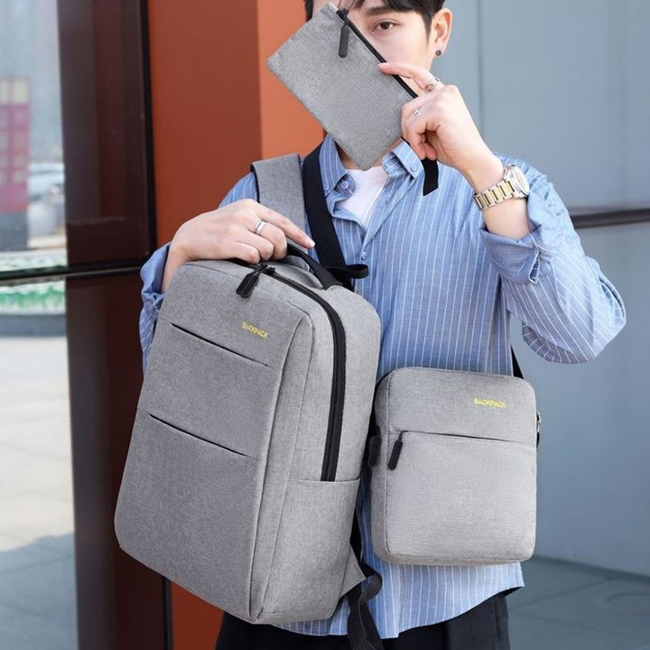 Versatile Three-Piece Travel Backpack Set Stornfield