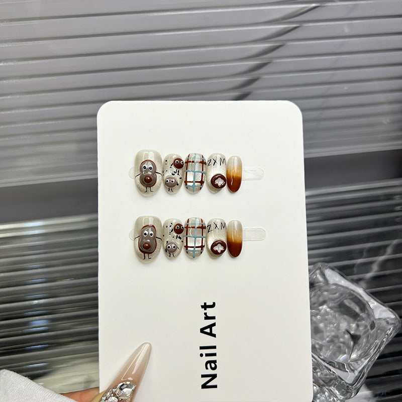 Playful Character Press-On Nails