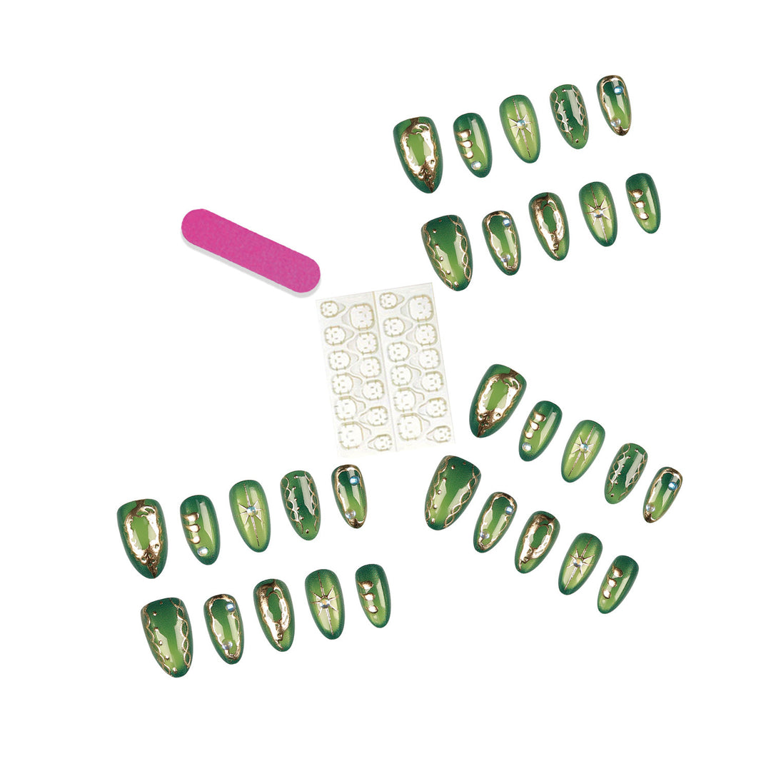 Artistic Press-On Nail Design Set