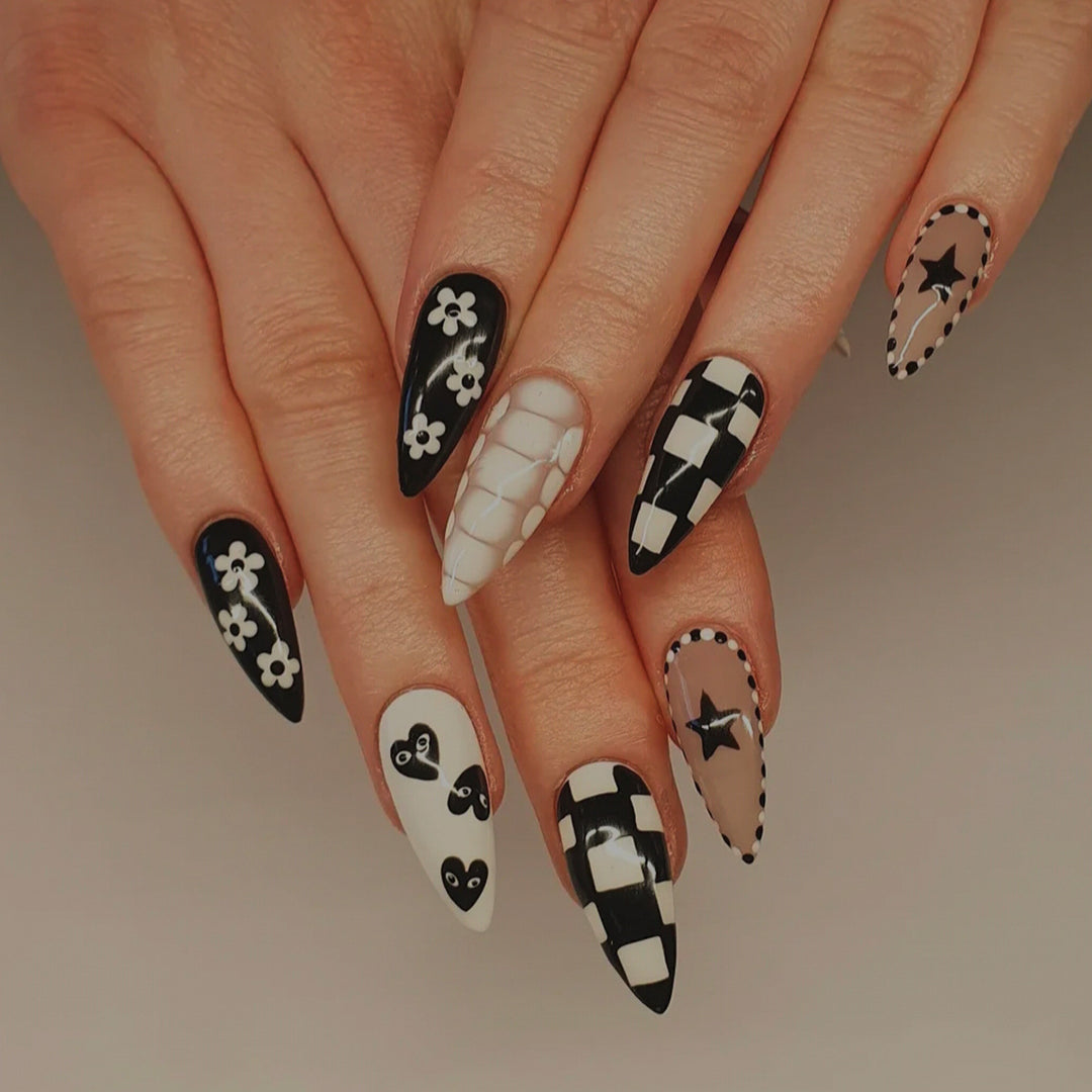 Creative Nail Art with Geometric Designs Stornfield