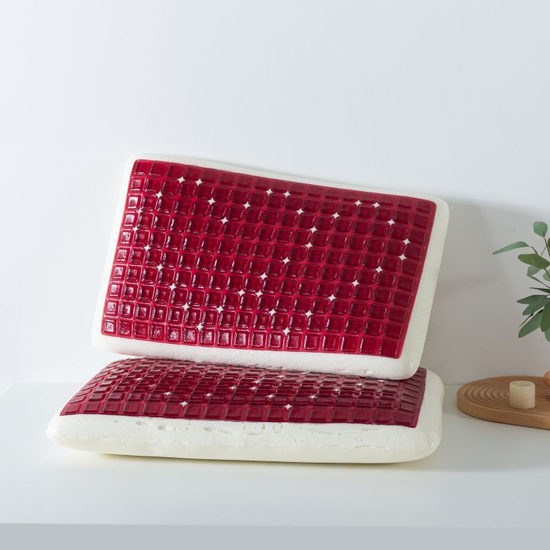 Cooling Gel Memory Foam Pillow with Textured Gel Grid