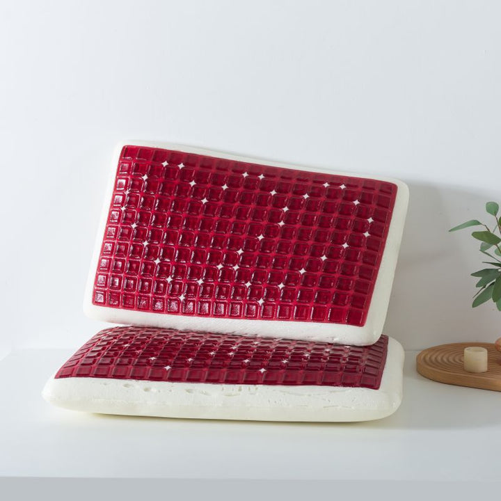 Cooling Gel Memory Foam Pillow with Textured Gel Grid