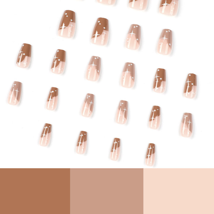 Artful Nail Extensions with Modern Color Design Stornfield