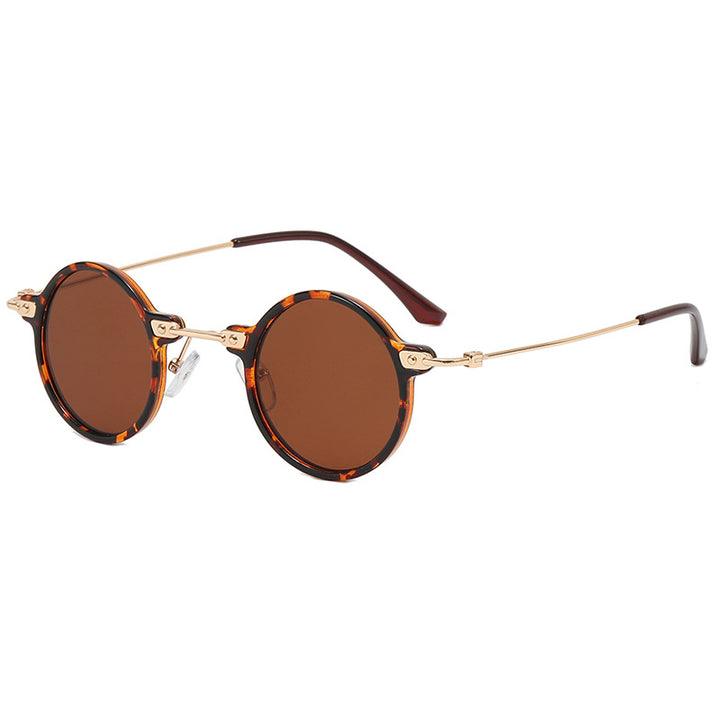 Ladies round glasses with delicate metal frame Stornfield