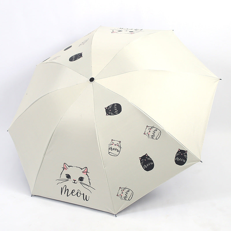 Ladies umbrella with playful cat design Stornfield